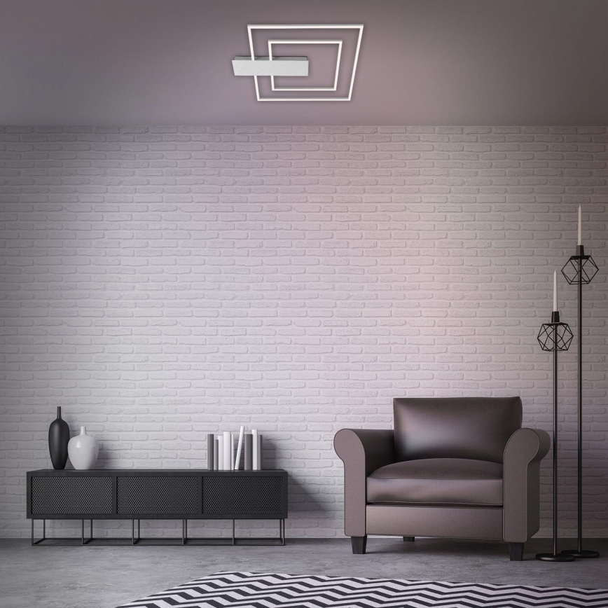 Briloner 3545-018 - LED Dimmable ceiling light NICO LED/25W/230V matte chrome