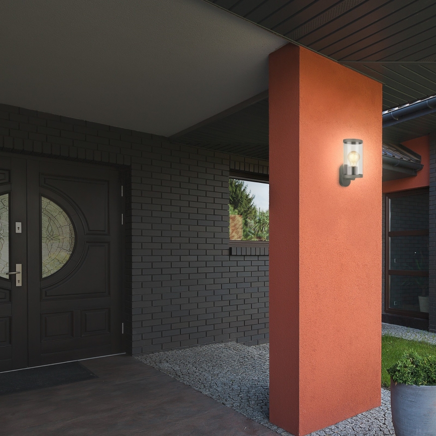 Briloner 3600-015 - Outdoor wall light KAIRO 1xE27/12W/230V IP44 black