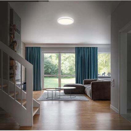 Briloner 3642-416 - LED Bathroom ceiling light SLIM LED/19W/230V IP44 white