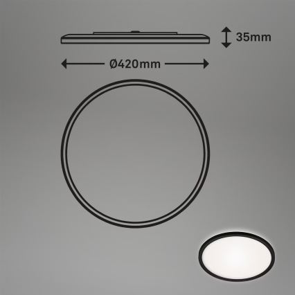 Briloner 3643-415 - LED Bathroom ceiling light LED/22W/230V IP44 4000K