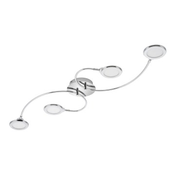 Briloner 3660-048 - LED Dimmable surface-mounted chandelier CIRCOLARE 4xLED/5W/230V