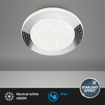 Briloner 3693-018 - LED Bathroom ceiling light LED/15W/230V IP44 4000K d. 28 cm