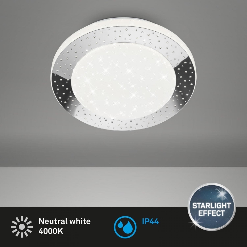 Briloner 3693-018 - LED Bathroom ceiling light LED/15W/230V IP44 4000K d. 28 cm