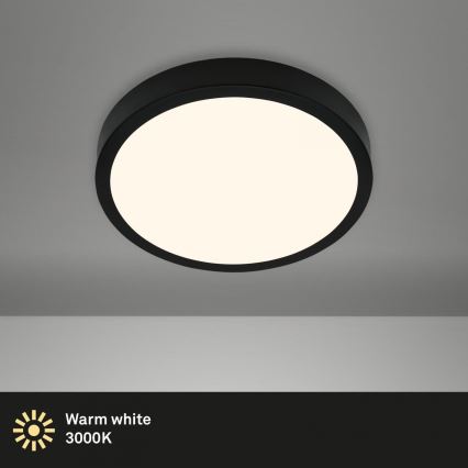 Briloner 3700-015 - LED Ceiling light RUNA LED/16W/230V 3000K d. 28 cm black