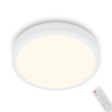 Briloner 3701-016 - LED Dimmable ceiling light RUNA LED/18W/230V 2700-6500K white + remote control