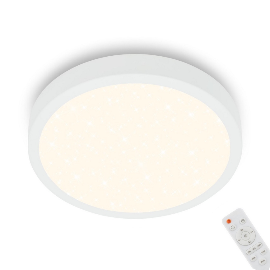 Briloner 3701-016 - LED Dimmable ceiling light RUNA LED/18W/230V 2700-6500K white + remote control