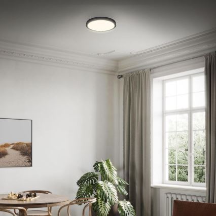 Briloner 3703-015 - LED Ceiling light RUNA LED/24W/230V 3000K d. 38 cm black