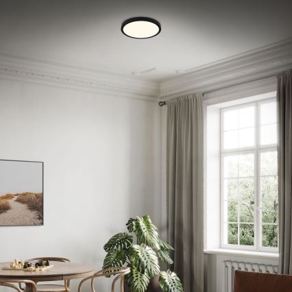 Briloner 3704-015 - LED Dimmable ceiling light RUNA LED/22W/230V 2700-6500K black + remote control