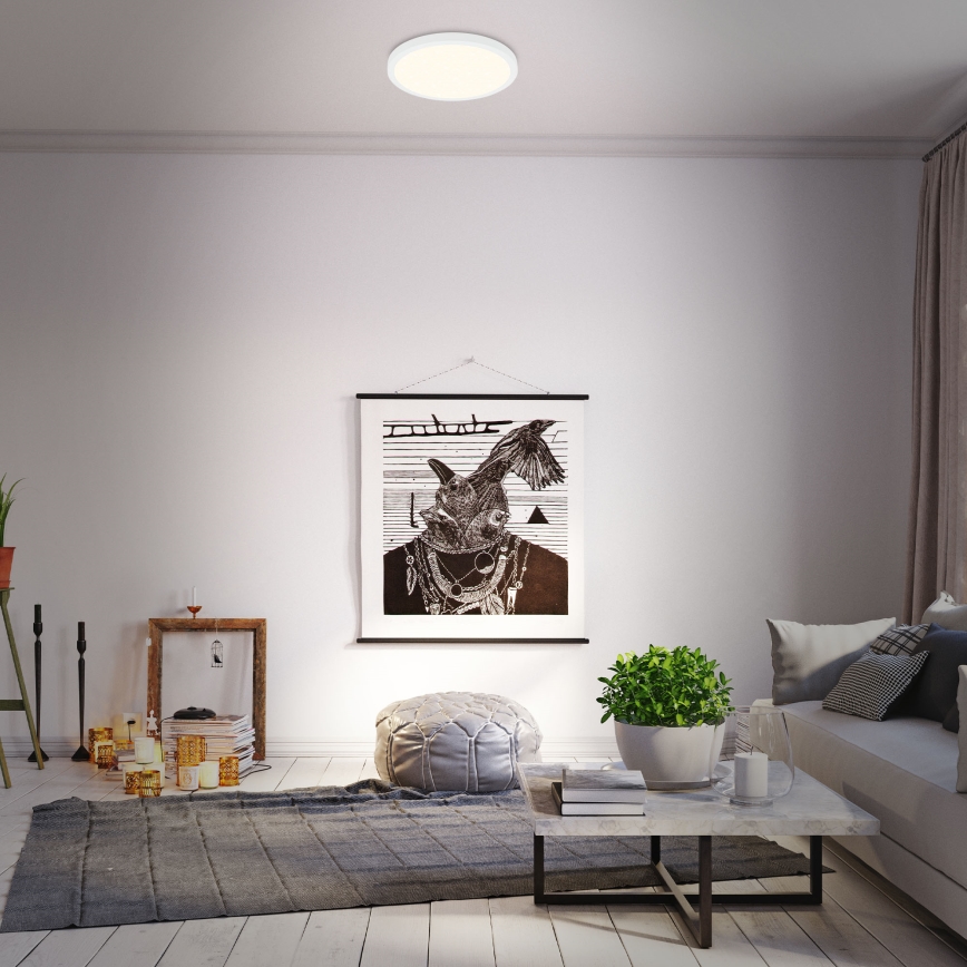 Briloner 3704-016 - LED Dimmable ceiling light RUNA LED/22W/230V 2700-6500K white + remote control