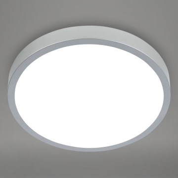 Briloner 3709-014 - LED RGBW Dimmable ceiling light LED/22W/230V 4000K d. 38 cm silver + remote control