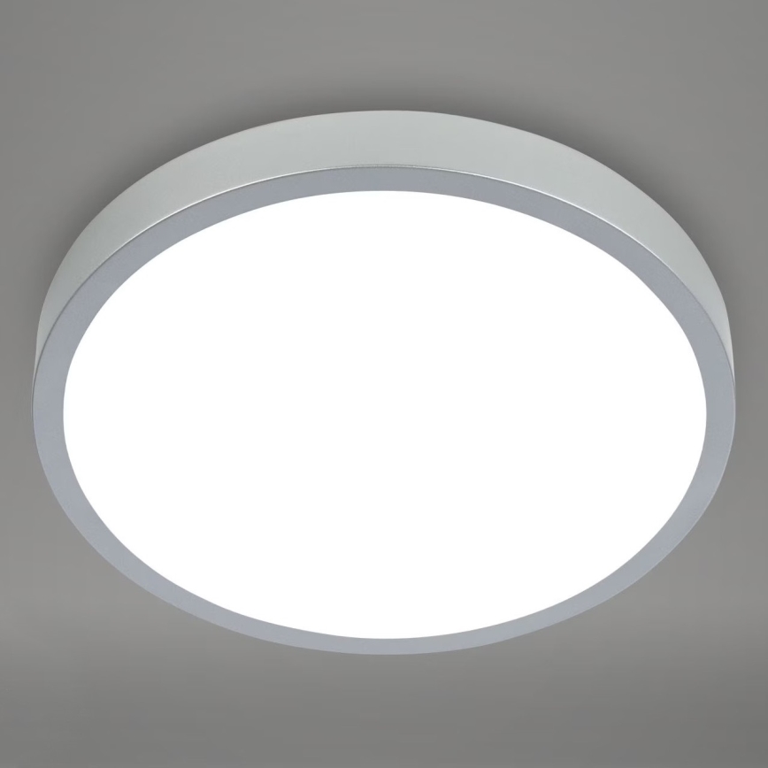 Briloner 3709-014 - LED RGBW Dimmable ceiling light LED/22W/230V 4000K d. 38 cm silver + remote control