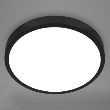Briloner 3709-015 - LED RGBW Dimmable ceiling light LED/22W/230V 4000K d. 38 cm black + remote control