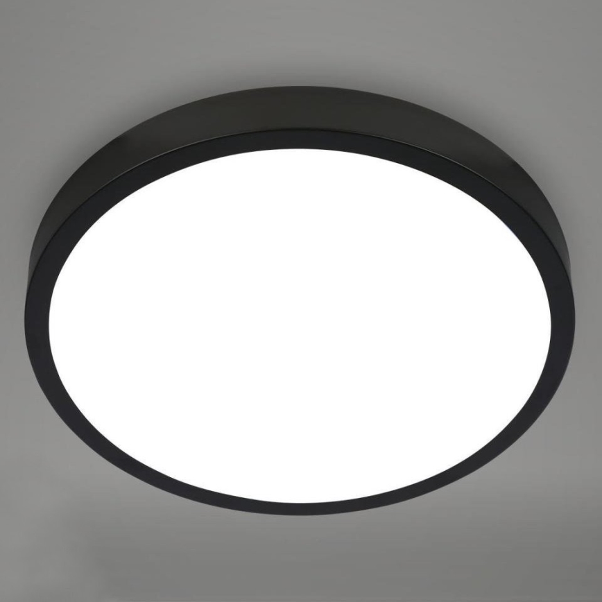 Briloner 3709-015 - LED RGBW Dimmable ceiling light LED/22W/230V 4000K d. 38 cm black + remote control
