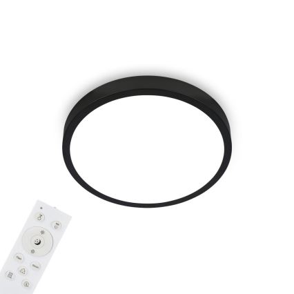 Briloner 3709-015 - LED RGBW Dimmable ceiling light LED/22W/230V 4000K d. 38 cm black + remote control