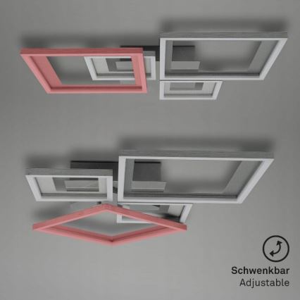 Briloner 3727-019 - LED Dimmable ceiling light FRAME LED/38W/230V