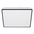 Briloner 3748-415 - LED ceiling light STAR SKY LED/15W/230V 27x27 cm black