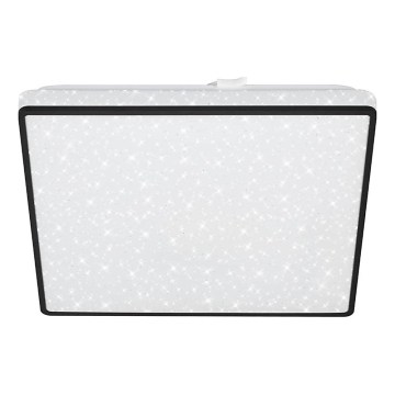 Briloner 3748-415 - LED ceiling light STAR SKY LED/15W/230V 27x27 cm black