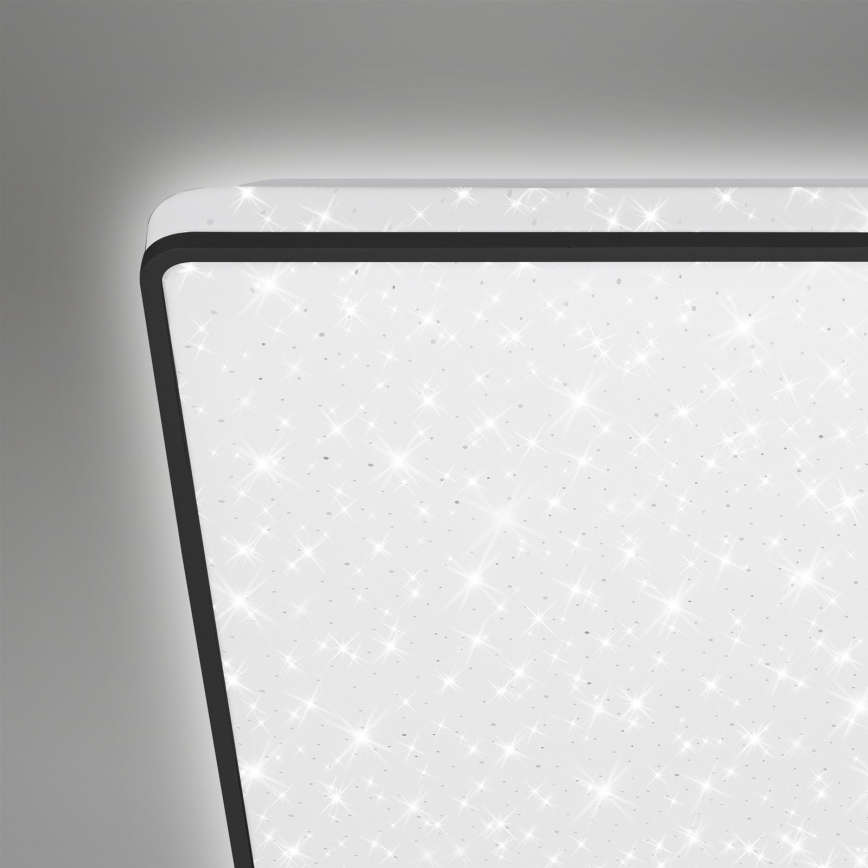 Briloner 3748-415 - LED ceiling light STAR SKY LED/15W/230V 27x27 cm black