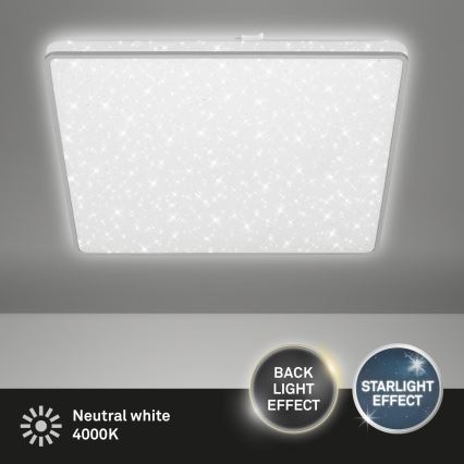 Briloner 3749-414 - LED Ceiling light LINO LED/24W/230V matte chrome