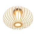 Briloner 3759011 - Ceiling light 1xE27/10W/230V d. 40 cm bamboo