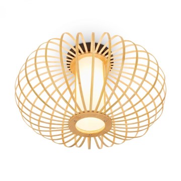 Briloner 3759011 - Ceiling light 1xE27/10W/230V d. 40 cm bamboo
