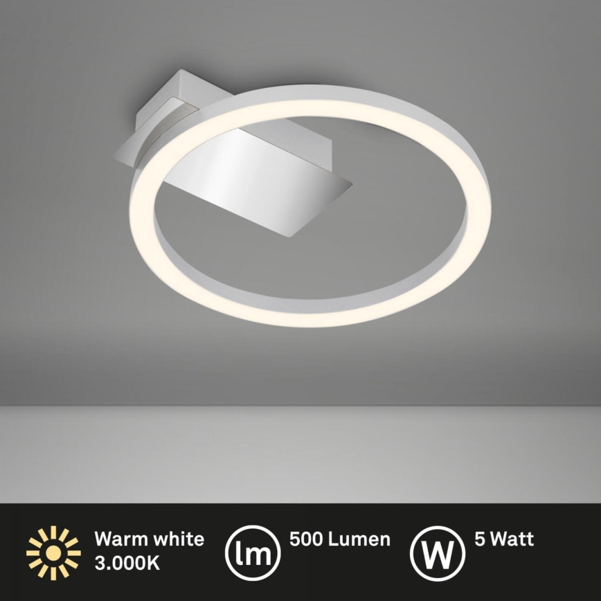 Briloner 3778-014 - LED Ceiling Light FRAME LED/5W/230V Ø 20 cm matte chrome