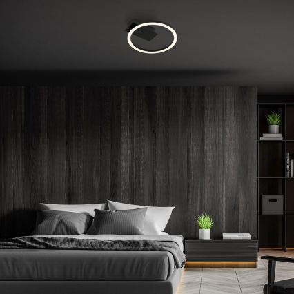Briloner 3778-015 - LED ceiling light FRAME LED/5W/230V Ø 20 cm black