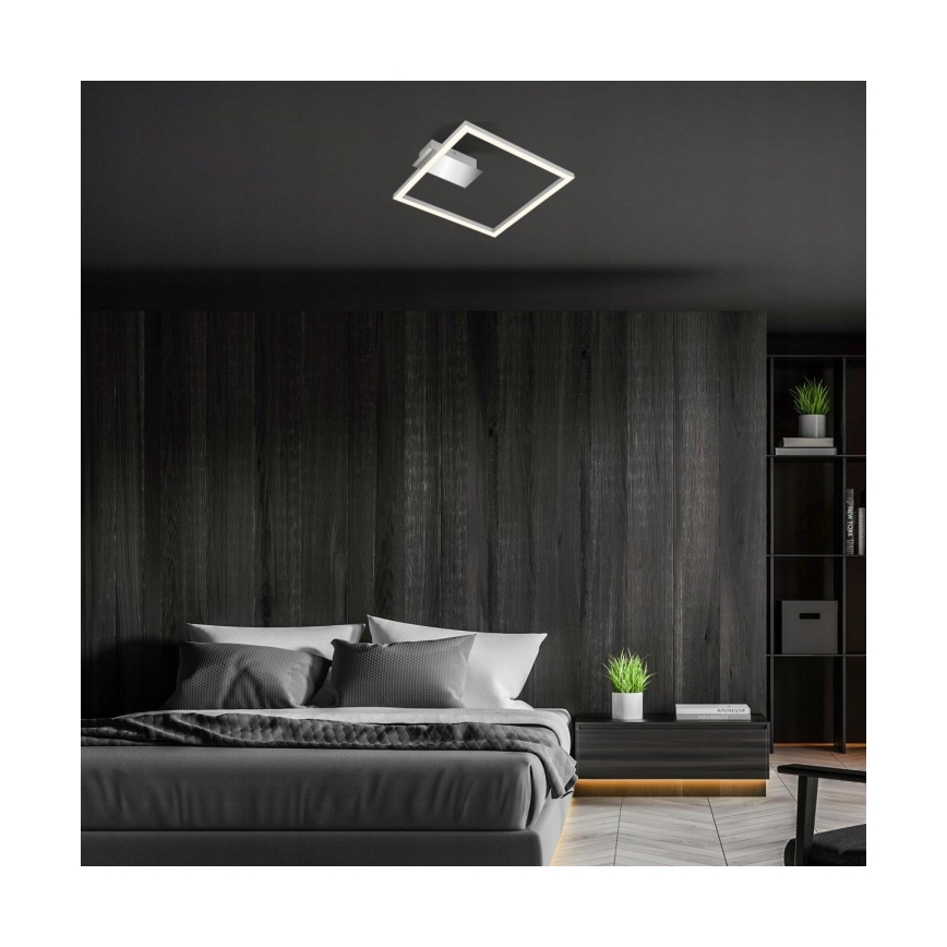 Briloner 3780-014 - LED Ceiling light FRAME LED/14W/230V 26,5x25 cm matte chrome