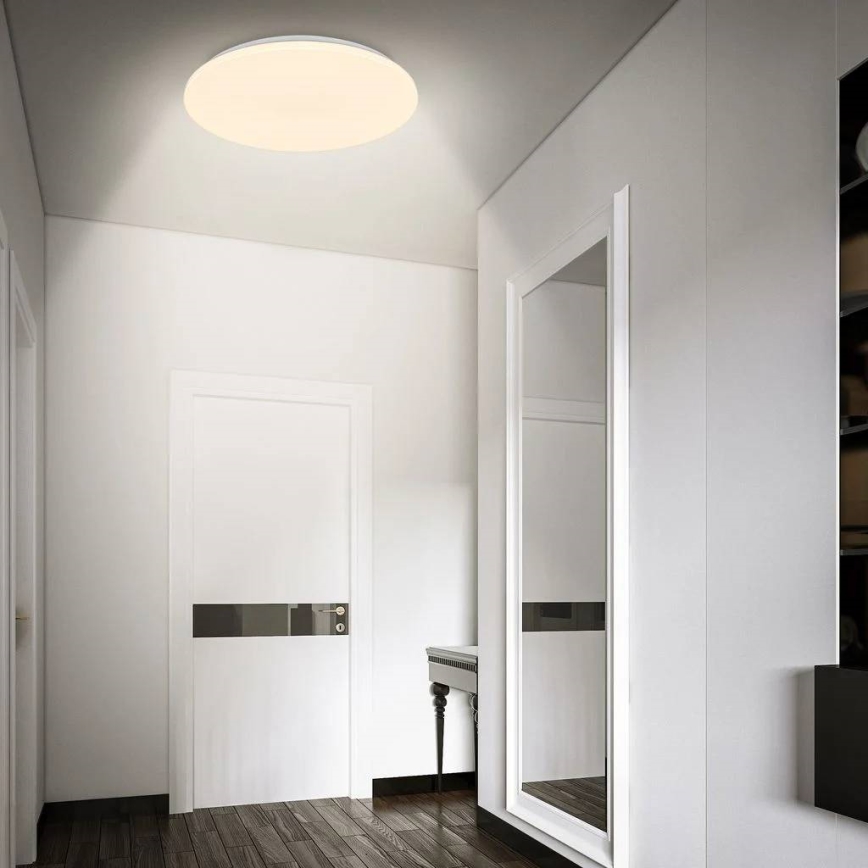 Briloner 3828-016 - LED bathroom ceiling light with motion sensor WALK LED/24W/230V IP54, Ø 35 cm, white