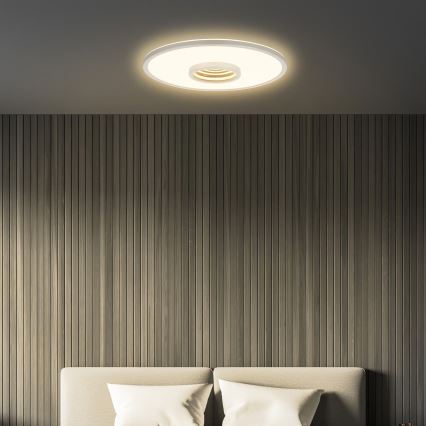 Briloner 3847014 - TORO LED Ceiling Light LED/18W/230V Ø 42 cm Matte Chrome