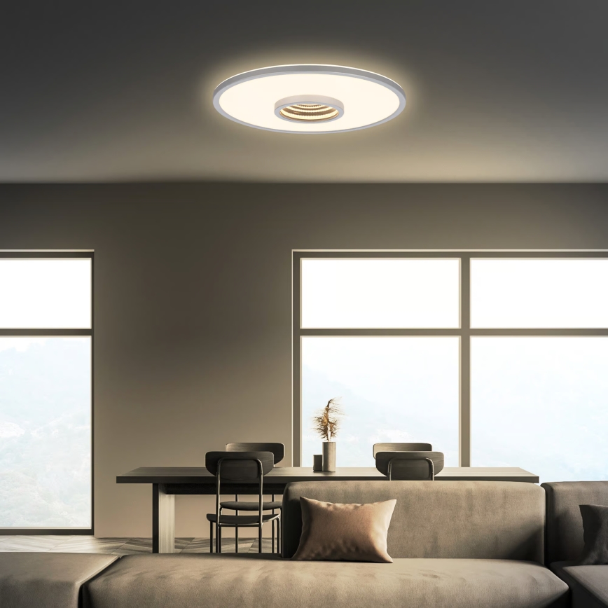 Briloner 3847014 - TORO LED Ceiling Light LED/18W/230V Ø 42 cm Matte Chrome