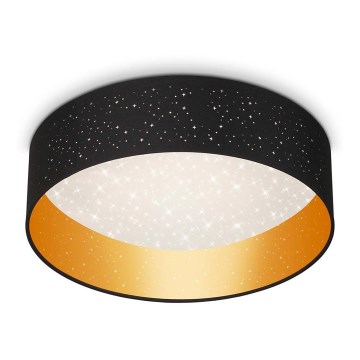 Briloner 3882-015 - LED Ceiling light MAILA STARRY LED/18W/230V black/gold