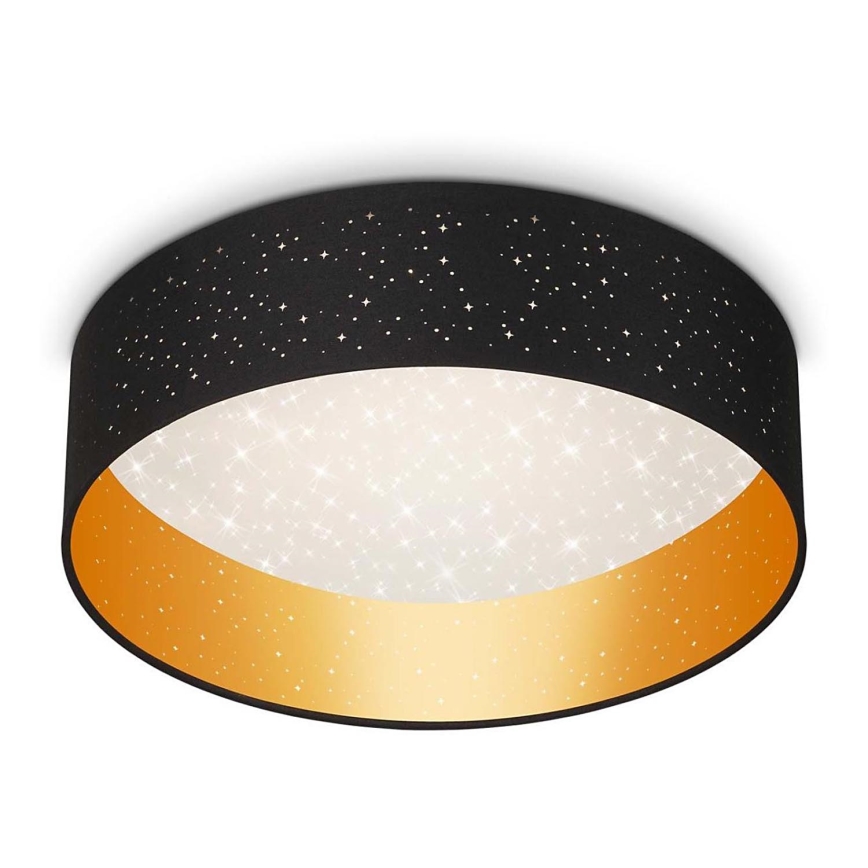 Briloner 3882-015 - LED Ceiling light MAILA STARRY LED/18W/230V black/gold