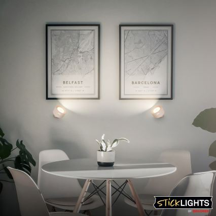 Briloner 3896011 - TARI LED Dimmable Rechargeable Wall Light, 1.6W/5V, 1500 mAh, Beige