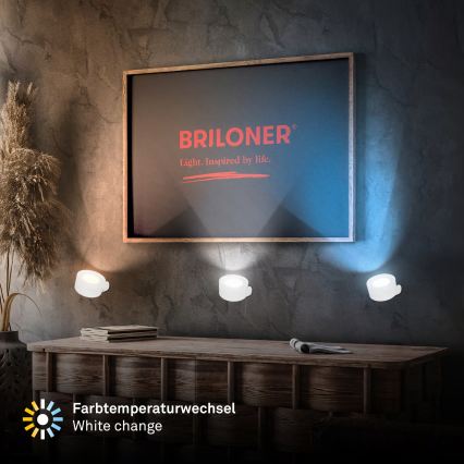 Briloner 3896016 - TARI LED Dimmable Rechargeable Wall Light LED/1,6W/5V 1500 mAh White