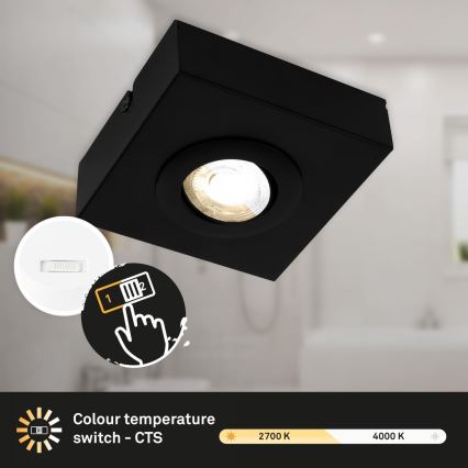 Briloner 3996015 - LED Spotlight CTS LED/4W/230V 2700/4000K black