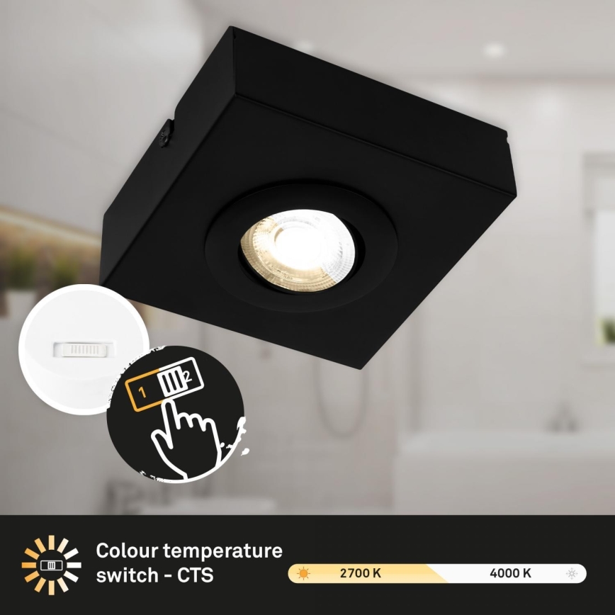 Briloner 3996015 - LED Spotlight CTS LED/4W/230V 2700/4000K black