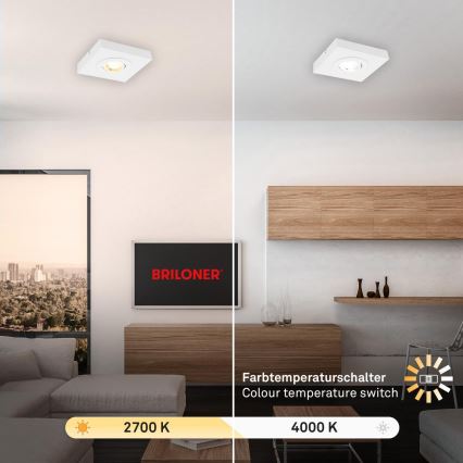 Briloner 3996016 - LED Spotlight CTS LED/4W/230V 2700/4000K white
