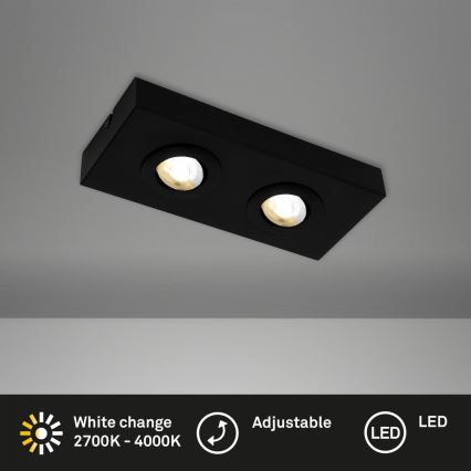 Briloner 3996025 - LED Spotlight CTS 2xLED/4W/230V 2700/4000K black
