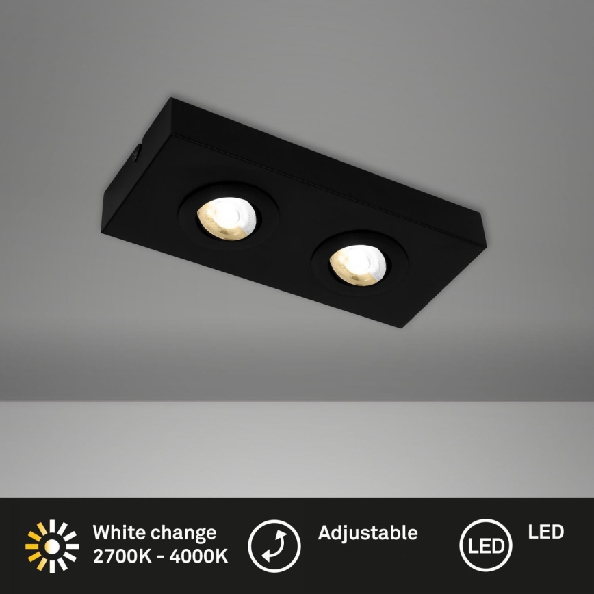 Briloner 3996025 - LED Spotlight CTS 2xLED/4W/230V 2700/4000K black