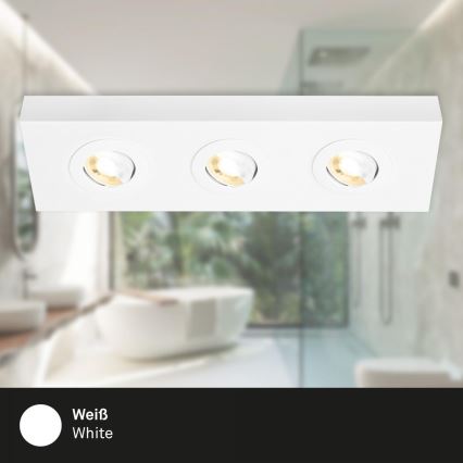 Briloner 3996036 - LED Spotlight CTS 3xLED/4W/230V 2700/4000K white