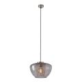 Briloner 4016-014 - SEVENTIES cable pendant 1xE27/40W/230V smoky grey