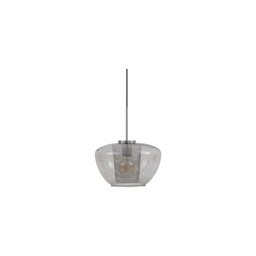Briloner 4016-014 - SEVENTIES cable pendant 1xE27/40W/230V smoky grey