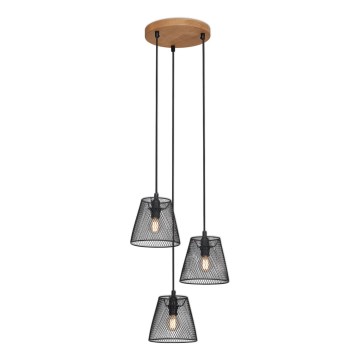 Briloner 4074-035 - Chandelier on a string TAUNUS 3xE14/40W/230V rubber tree