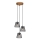 Briloner 4074-035 - Chandelier on a string TAUNUS 3xE14/40W/230V rubber tree