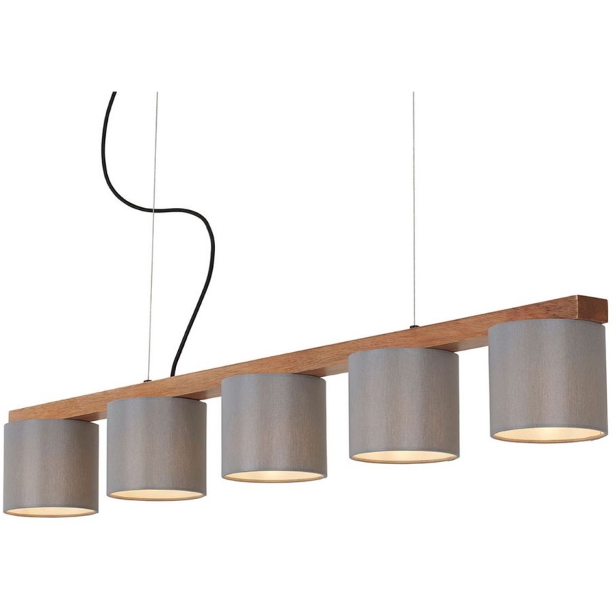 Briloner 4075-054 - Cable-suspended pendant lamp 5xE14/25W/230V