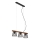 Briloner 4077-035 - Chandelier on a string WOOD & STYLE 3xE14/25W/230V rubber tree