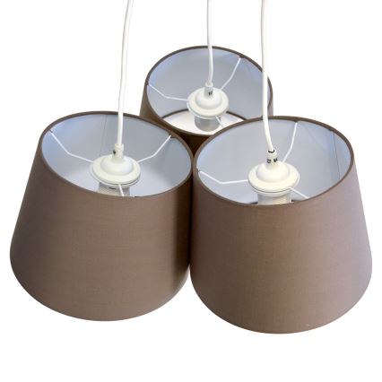 Briloner 4288-031 - Pendant light TELA 3xE27/40W