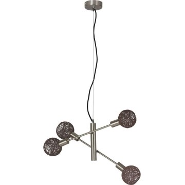 Briloner 4814-042 - Chandelier on a string NATURE 5xE14/5,5W/230V