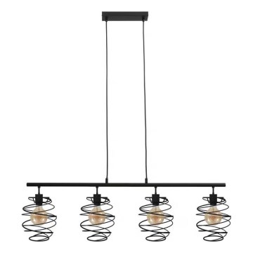 Briloner 4871-045 - Cable-suspended chandelier 4xE27/60W/230V